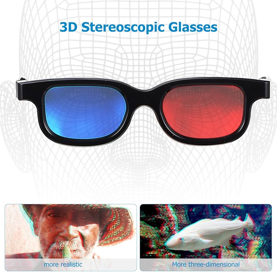 3Dメガネ Amazon | MAGICLULU 10個 3Dビューインググラス 3Dメガネ レッド